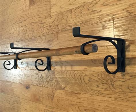 metal closet shelving brackets|decorative shelf and rod bracket.